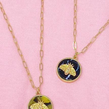 Bee On The Jewel Necklace