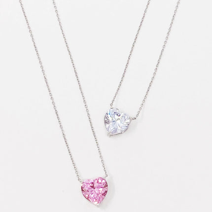 Absolute Beauty Sterling Silver Heart Necklace