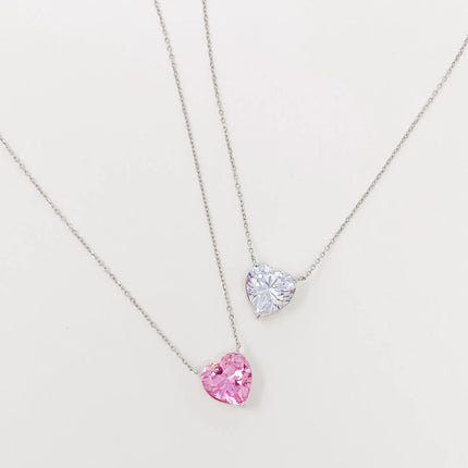 Absolute Beauty Sterling Silver Heart Necklace